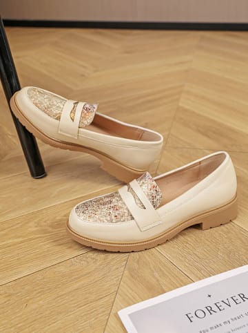 Sixth Sens Mokassins in Beige