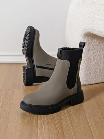 Sixth Sens Botki w kolorze khaki