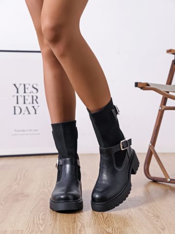 Sixth Sens Chelsea-Boots in Schwarz