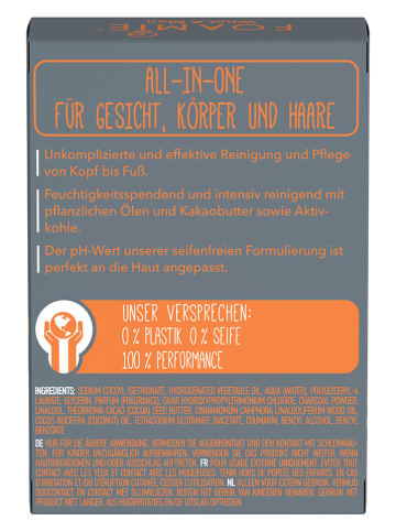 Foamie 4-delige set: 3-in-1 doucheverzorgingsbar "What A Man" - elk 90 g