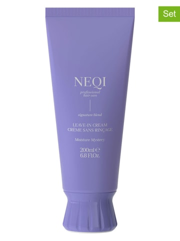 NEQI 2-delige set: leave-in haarcrème "Moisture Mystery", elk 200 ml