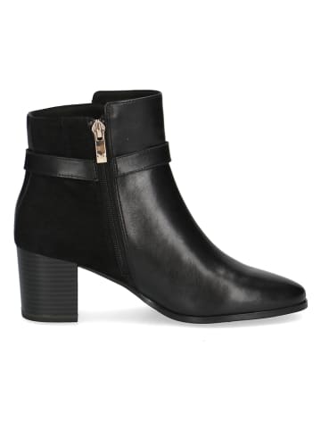 Caprice Leder-Boots in Schwarz