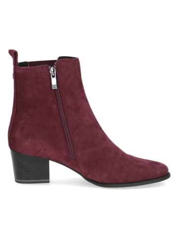 Caprice Leren chelseaboots bordeaux