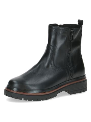 Caprice Leder-Boots in Schwarz