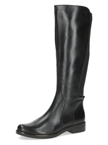 Caprice Leder-Stiefel in Schwarz