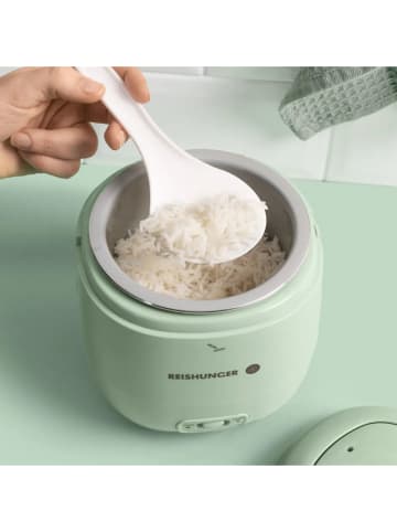 Reishunger Mini-Reiskocher in Hellgrün - 300 ml
