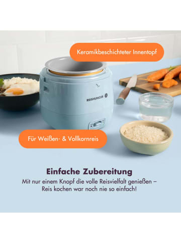Reishunger Mini-Reiskocher in Grün - 300 ml