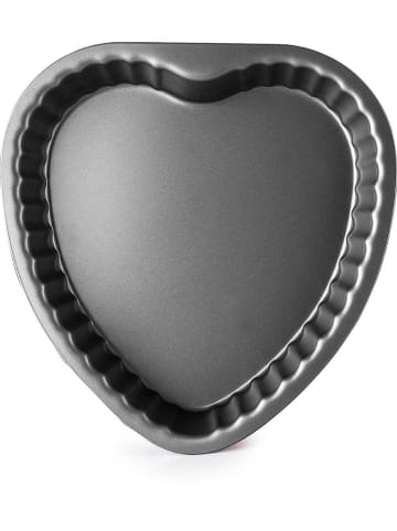 Ibili Herzbackform "Karamel" in Rot - (L)25 cm