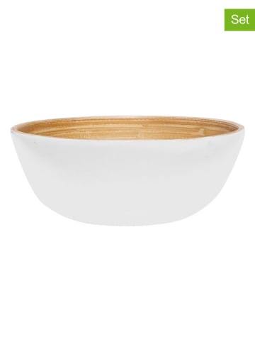 Ibili 2er-Set: Snackschalen in Weiß - Ø 15 cm