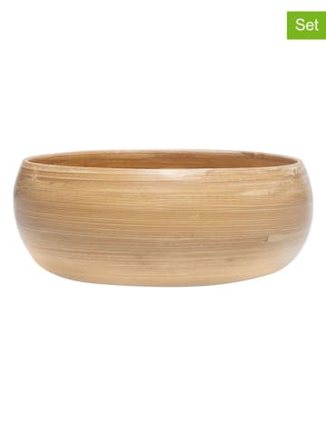 Ibili 2-delige set: snackschalen beige - Ø 15 cm