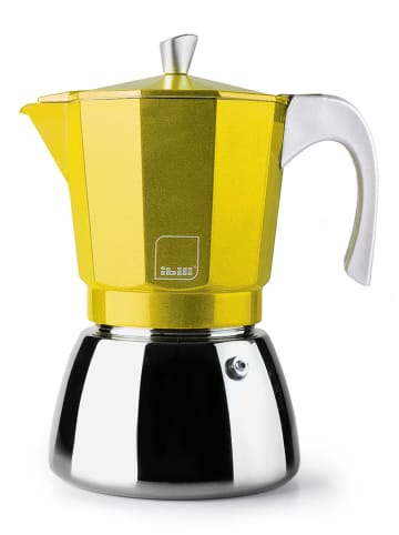 Ibili Percolator "Elba" geel/zilverkleurig - 450 ml