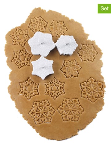 Ibili Foremki (3 szt.) w kolorze srebrnym do ciastek
