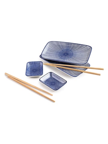 Ibili 6tlg. Sushi-Set in Blau