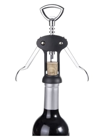 Ibili Kurkentrekker zwart/zilverkleurig - (L)17 cm