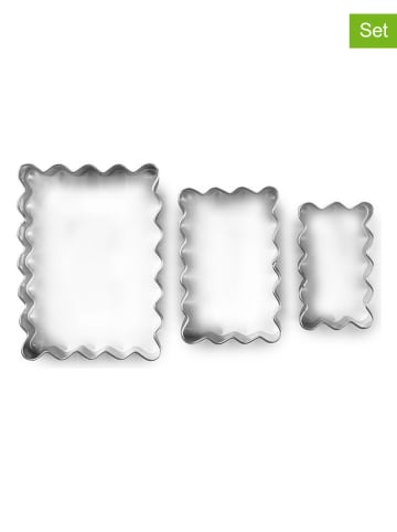 Ibili 2er-Set: Ausstecher in Silber 2x 3 Stück