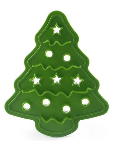 Ibili 2-delige set: uitsteekvormen groen - (L)11 cm