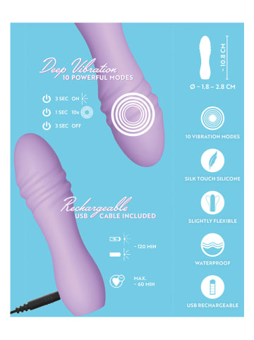 Orion Minivibrator "3. Generation" paars - (L)10,8 cm