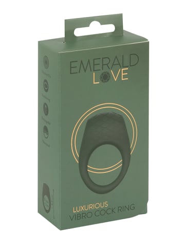 Orion Wibrujący pierścień w kolorze zielonym na penisa -  Ø 3 cm
