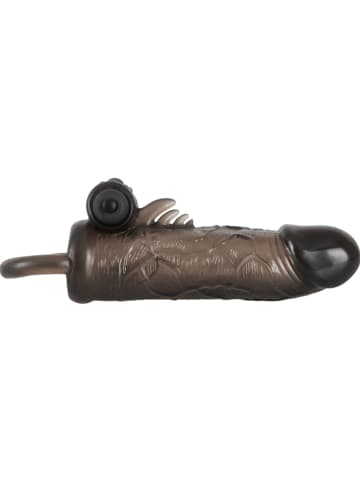 Orion Penissleeve "Rebel Extension" zwart - (L)19 cm