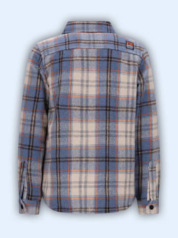 Tygo & Vito Hemd "Onno" in Blau/ Beige