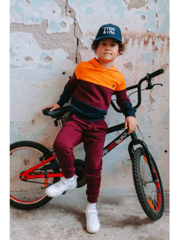 Tygo & Vito Hoodie "Hessel" oranje/rood/zwart