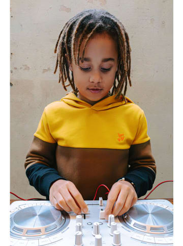 Tygo & Vito Hoodie "Hessel" geel/bruin/zwart