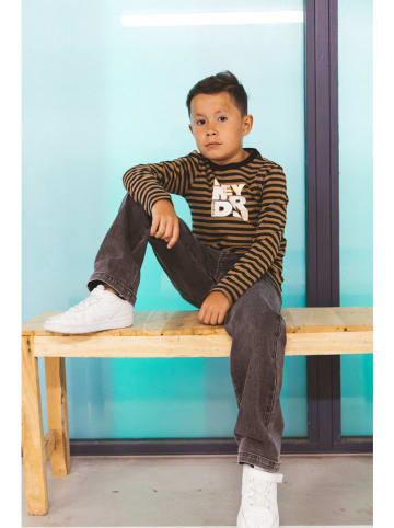 Tygo & Vito Koszulka "Melle" w kolorze brązowo-czarnym