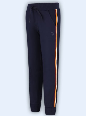 Tygo & Vito Spodnie dresowe "Boyd" w kolorze granatowym