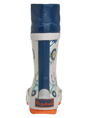 Playshoes Gummistiefel "Traktor" in Grau