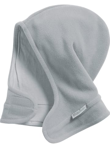 Playshoes Fleece-Sturmhaube in Grau
