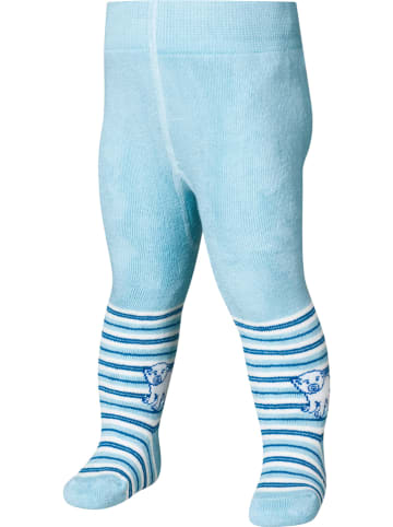 Playshoes Thermostrumpfhose "Eisbär" in Hellblau