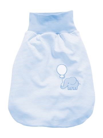 Playshoes Strampelsack "Elefant" in Hellblau