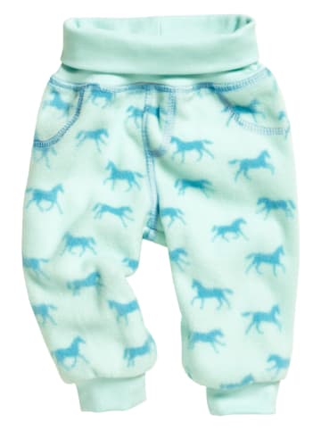 Playshoes Spodnie polarowe w kolorze miętowym