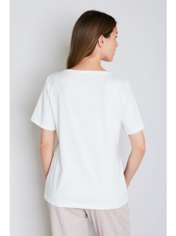 JOOP! Pyjama-Oberteil in Weiß