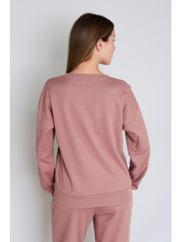 JOOP! Pyjama-Sweatshirt in Altrosa