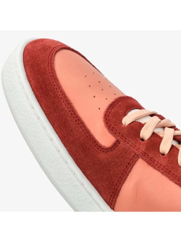 Groundies Skórzane sneakersy "Hamptons 2.0" w kolorze czerwonym