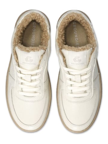 Groundies Leder-Barfußschuhe "Hamptons 2.0" in Creme