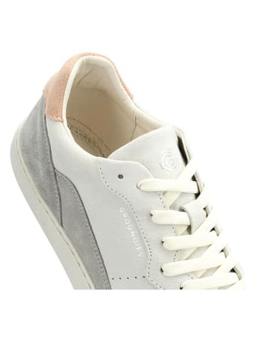 Groundies Leder-Barfußschuhe "Nova Special" in Grau/ Weiß