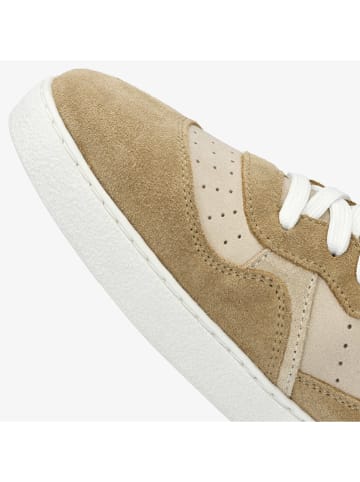 Groundies Leren barefootschoenen "Nova" beige/blauw