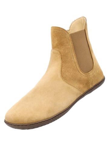 Groundies Leder-Barfußschuhe "Camden" in Beige