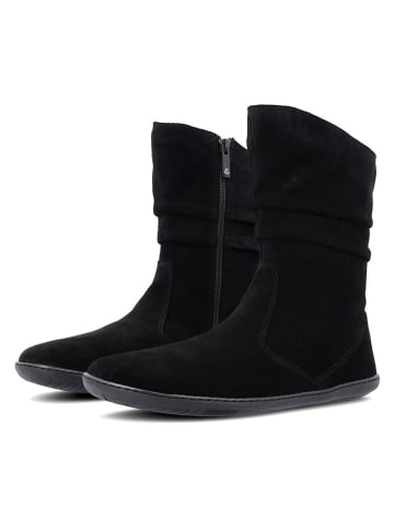 Groundies Leder-Barfußschuhe "Odessa" in Schwarz