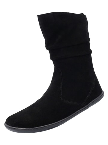 Groundies Leder-Barfußschuhe "Odessa" in Schwarz