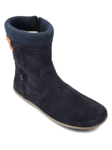 Groundies Leren barefootschoenen "Iceland" donkerblauw