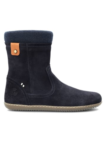 Groundies Leren barefootschoenen "Iceland" donkerblauw