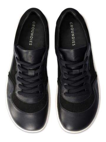 Groundies Leren barefootschoenen "Nova Special" zwart