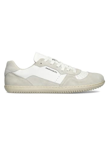 Groundies Leder-Barfußschuhe "Nova GO1" in Beige/ Weiß
