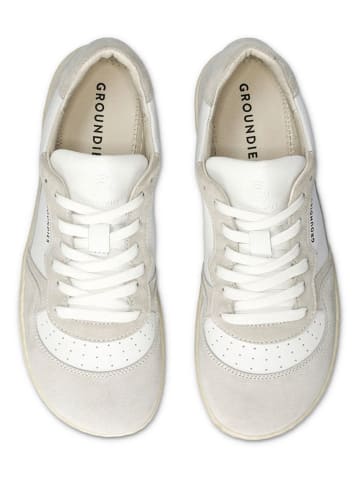 Groundies Leder-Barfußschuhe "Nova GO1" in Beige/ Weiß