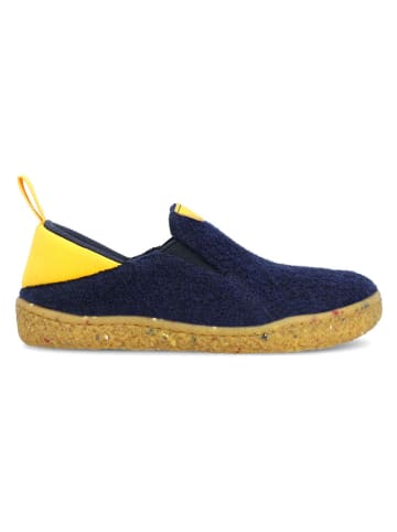 Groundies Instappers "Uppsala" donkerblauw/geel