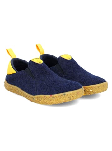 Groundies Barfußschuhe "Uppsala" in Dunkelblau/ Gelb