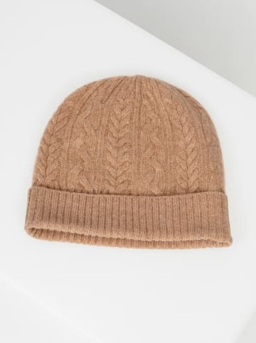 Just Cashmere Kasjmieren muts "Cleo" camel